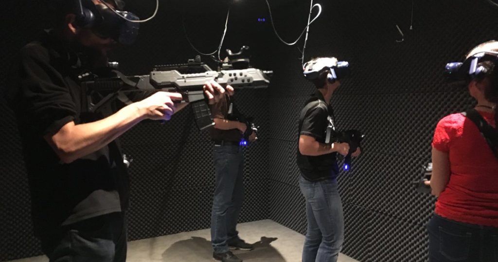 Radio 2 team testing out our VR-equipment